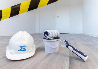 Alles neu - hier entsteht eine stilvoll sanierte 1-Raum-Wohnung in Bad Salzelmen.